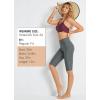 image:imagebaleaf Womens 12 Swim Shorts UPF 50 High Waisted Long Board Shorts with 2 PocketsDark Grey