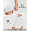 image:imagebaleaf Womens 2025 17 Swim Skirt Bottoms High Waisted Modest Bathing Suit Skirt Tummy Control Swim BottomsWhite