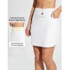 image:imagebaleaf Womens 2025 17 Swim Skirt Bottoms High Waisted Modest Bathing Suit Skirt Tummy Control Swim BottomsWhite