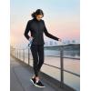 image:imagebaleaf Womens Cycling Puffer Jacket Winter Warm Lightweight Insulated Hiking Jackets Zip Pockets Running SkiingBlack