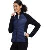image:imagebaleaf Womens Cycling Puffer Jacket Winter Warm Lightweight Insulated Hiking Jackets Zip Pockets Running SkiingBlueBlack