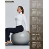 image:imagebaleaf Womens Fleece Jacket for Running Zip Up Jackets Cold Weather Gear Workout Bbl Tights YogaWhite