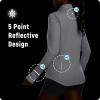 image:imagebaleaf Womens Sun Shirts UPF 50 Lightweight Running Jacket UV Protection Athletic Full Zip Long Sleeve PocketsWhite