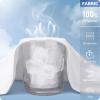 image:imagebaleaf Womens Sun Shirts UPF 50 Lightweight Running Jacket UV Protection Athletic Full Zip Long Sleeve PocketsWhite