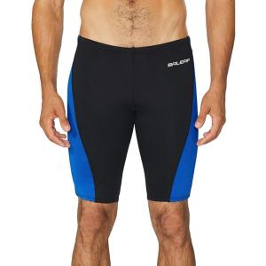 image:imagebaleaf Mens Swimsuit Swim Jammers Athletic Training Swimwear Durable Team Lap Swimming Racing CompetitionBlackBlue