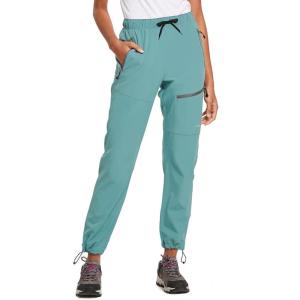 image:imagebaleaf Womens Hiking Pants Quick Dry Lightweight Water Resistant Elastic Waist Cargo Pants for All Seasons29pond