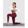 image:imagebaleaf Winter Clothing Women Leggings Fleece Lined Tights Thermal Warm Thick Cold Weather Gear 1 PocketsRuby Wine