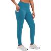 image:imagebaleaf Winter Clothing Women Leggings Fleece Lined Tights Thermal Warm Thick Cold Weather Gear 1 PocketsUtility Blue