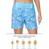image:imagebaleaf Womens 3 5 7 Quick Dry High Waisted Swim Board Shorts UPF 50 Swimsuit Bottom Trunks with LinerBlue