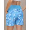 image:imagebaleaf Womens 3 5 7 Quick Dry High Waisted Swim Board Shorts UPF 50 Swimsuit Bottom Trunks with LinerBlue