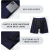 image:imagebaleaf Womens 3 5 7 Quick Dry High Waisted Swim Board Shorts UPF 50 Swimsuit Bottom Trunks with LinerNavy Blue