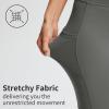 image:imagebaleaf Womens 8 5 3 Biker Shorts High Waist Yoga Workout Gym Running Volleyball Spandex Shorts with PocketsGraysofter