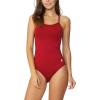 image:imagebaleaf Womens Athletic Training Adjustable Strap One Piece SwimsuitRed