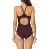 image:imagebaleaf Womens Athletic Training Adjustable Strap One Piece SwimsuitWine Red