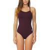 image:imagebaleaf Womens Athletic Training Adjustable Strap One Piece SwimsuitWine Red