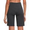 image:imagebaleaf Womens Bermuda Long Shorts 10 Knee Length High Rise Athletic Shorts Pull On Workout Walking Golf Running SummerCotton Blend  Heather Gray