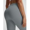 image:imagebaleaf Womens Capri Leggings with Pockets High Waisted Yoga Capris Pants Tummy Control Workout CasualDark Gray