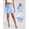 image:imagebaleaf Womens High Waisted 15 Swim Skirt Boxer Liner Quick Dry Bathing Suit Tankini Swimsuit Bottoms with Zipper PocketLight Blue