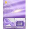 image:imagebaleaf Womens Short Sleeve Workout Shirts Athletic Tops Sun Protection Breathable TShirts Quick Dry Gym Running TennisLight Purple