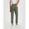 image:imagebaleaf Womens Travel Pants with Zipper Pockets Stretchy Work Pants Business Casual Slacks Golf Pants Dressy with PocketsGreen