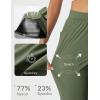 image:imagebaleaf Womens Travel Pants with Zipper Pockets Stretchy Work Pants Business Casual Slacks Golf Pants Dressy with PocketsGreen