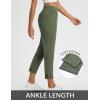 image:imagebaleaf Womens Travel Pants with Zipper Pockets Stretchy Work Pants Business Casual Slacks Golf Pants Dressy with PocketsGreen