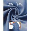 image:imagebaleaf Womens V Crossover Flare Leggings with Pockets Yoga Pants High Waist Casual Workout Gym Bell Bottom LeggingsLight Blue