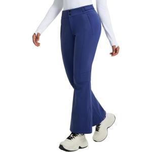 image:imageBALEAF Womens Snow Pants Insulated Waterproof Slim Ski Pants Snowboard Winter Cold Weather GearNavy Blue