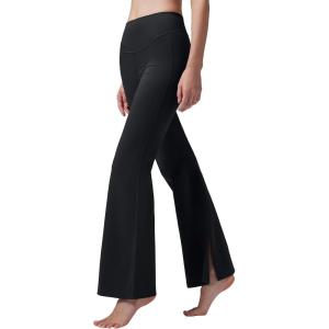 image:imagebaleaf Womens Fleece Lined Flare LeggingsBlack
