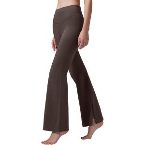 image:imagebaleaf Womens Fleece Lined Flare LeggingsDark Brown