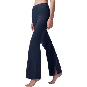 image:imagebaleaf Womens Fleece Lined Flare LeggingsNavy Blue