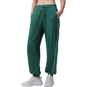 image:imagebaleaf Womens Yoga Casual LooseFit Tapered PantsDark Green