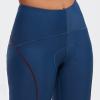 image:imagebaleaf Womens Bike Pants High Waist 4D Padded Cycling Capris Shorts 34 Biking Tights Pockets UPF50Blue