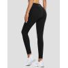 image:imagebaleaf Womens Fleece Lined Leggings Water Resistant Thermal Winter Warm Tights High Waisted with Pockets Running GearAblack27