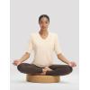 image:imagebaleaf Womens Half Sleeve Athletic Shirts V Neck Elbow Short Sleeve Workout Tops UPF 50 Sun Protection UV Yoga RunningLight Brown