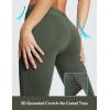 image:imagebaleaf Womens Fleece Lined Leggings Water Resistant High Waisted Thermal Warm Winter Tights Ski Hiking Pants with PocketsArmy Green