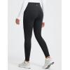 image:imagebaleaf Womens Thick Fleece Lined Leggings Winter Snow Pants Warm Thermal High Waisted Ski LeggingBlack