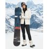 image:imagebaleaf Womens Thick Fleece Lined Leggings Winter Snow Pants Warm Thermal High Waisted Ski LeggingBlack
