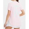 image:imagebaleaf Womens Short Sleeve Workout Tops Athletic Running Shirts Quick Dry TShirts Loose Fit Gym Yoga Tee UPF 50Light Pink