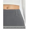 image:imagebaleaf Womens Fleece Lined Leggings 4 Pockets Warm Thermal Winter Insulated Petite Pants Snow Cold GearGrey