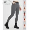 image:imagebaleaf Womens Fleece Lined Leggings 4 Pockets Warm Thermal Winter Insulated Petite Pants Snow Cold GearGrey