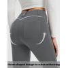 image:imagebaleaf Womens Fleece Lined Leggings 4 Pockets Warm Thermal Winter Insulated Petite Pants Snow Cold GearGrey