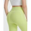 image:imagebaleaf Women 8 Biker Shorts with Pockets High Waisted Workout Short Tummy Control Yoga Gym Spandex Running VolleyballLime Green
