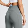 image:imagebaleaf Womens Leggings with Pockets Black Tummy Control Workout High Waisted Athletic 78 Ultra Soft Gym Yoga Ankle PantsGray