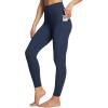 image:imagebaleaf Womens Leggings with Pockets Black Tummy Control Workout High Waisted Athletic 78 Ultra Soft Gym Yoga Ankle PantsNavy