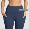 image:imagebaleaf Womens Leggings with Pockets Black Tummy Control Workout High Waisted Athletic 78 Ultra Soft Gym Yoga Ankle PantsNavy