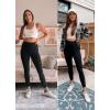 image:imagebaleaf Womens Leggings with Pockets Tummy Control Workout High Waisted Athletic 78 Ultra Soft Gym Yoga Ankle PantsDark Gray