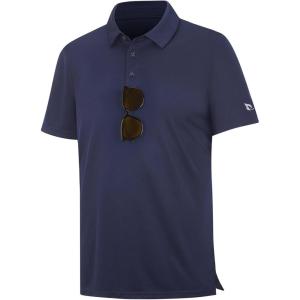 image:imagebaleaf Mens Long Sleeve Golf Shirt Collared Shirts Polo UPF 50 Lightweight Quick Dry Work Casual OutdoorNavy Blue