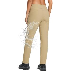 image:imagebaleaf Womens Fleece Lined Pants Water Resistant Hiking Pants Winter Cold Weather Sweatpants Insulated Ski Snow Pants