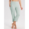 image:imagebaleaf Womens 21 Capri Pants with Pockets High Waist  Tummy Control Yoga Leggings for Summer WorkoutSubtle Green
